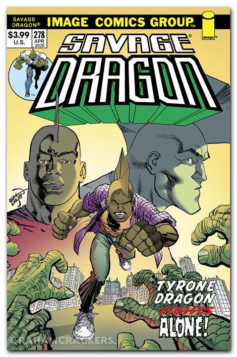 Savage Dragon #278 (1993) cover b larsen 70s variant