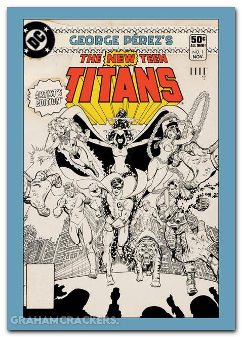 George Perezs New Teen Titans Artists Edition HC #01