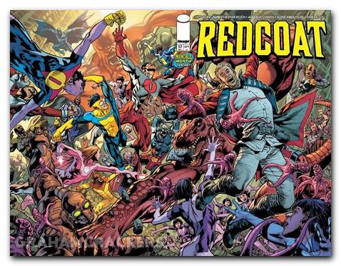 Redcoat #17 cover d hitch wraparound invincible team up variant