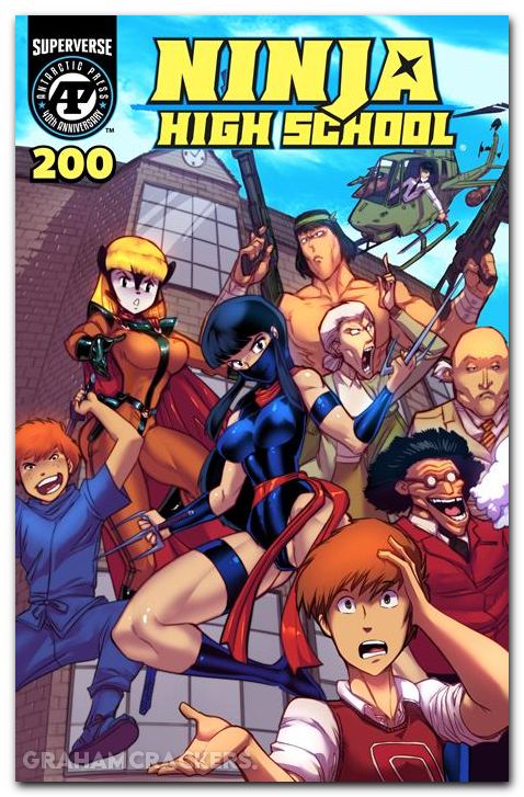 Ninja High School #200 (1994) cover b perry variant