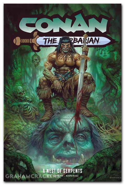 Conan The Barbarian TPB #06 A Nest Of Serpents DM Cover (2023)
