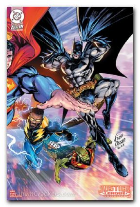 Justice League Unlimited #4 (2024) cover f ossio wraparound variant