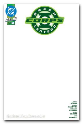 Green Lantern Corps #1 (2025) cover e blank variant