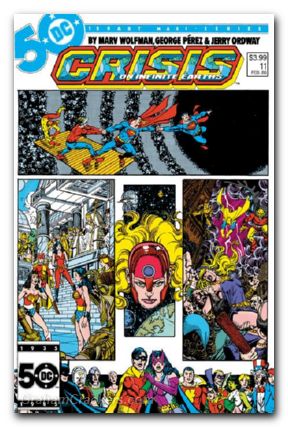 Crisis On Infinite Earths #11 (1985) 2024 facsimile edition cover a