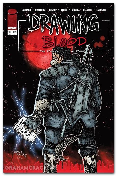 Drawing Blood #10 cover c bishop homage variant