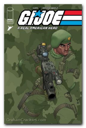 GI Joe A Real American Hero #314 (2023) cover c portela camouflage variant