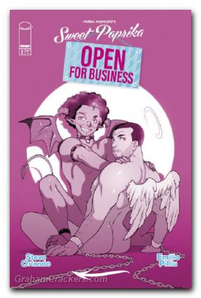 Mirka Andolfos Sweet Paprika Open For Business #4 (2024) cover e pilliu hot polybagged variant