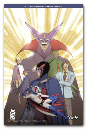 Gatchaman Only One Earth #1 cover b plati variant