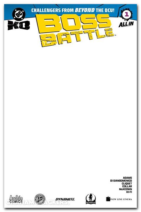 DC KO Boss Battle #1 (2026) cover h blank variant