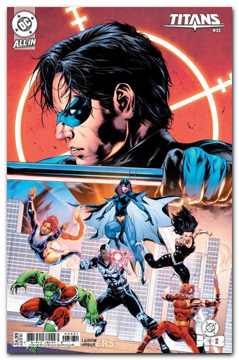 Titans #32 (2023) cover c white variant