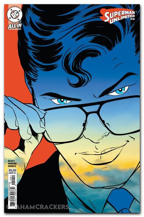 Superman Unlimited #10 (2025) cover e blanco variant