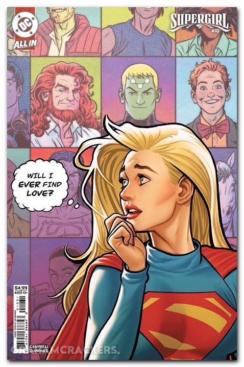 Supergirl #10 (2025) cover c quinones variant