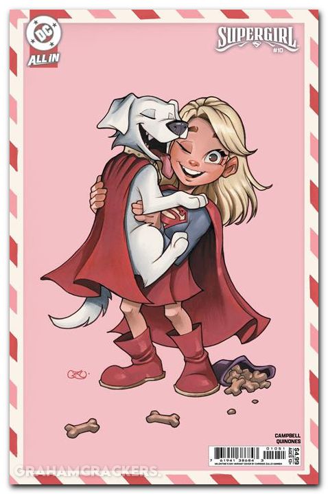 Supergirl #10 (2025) cover e zullo valentines day variant