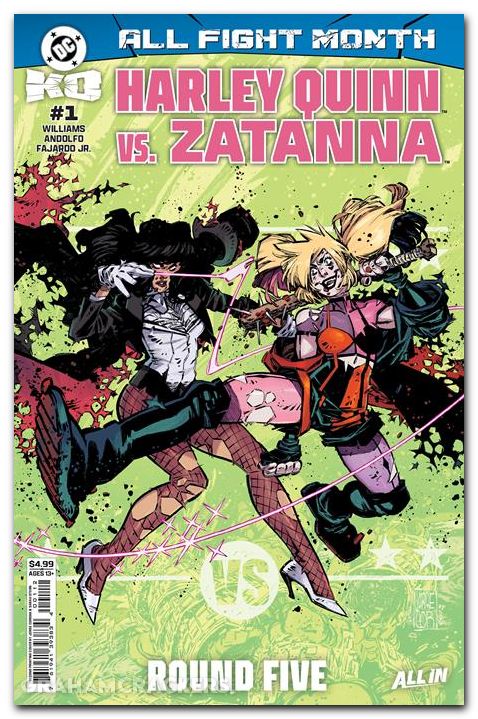 DC KO Harley Quinn Vs Zatanna #1 (2025) second print