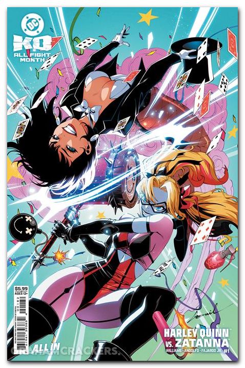DC KO Harley Quinn Vs Zatanna #1 (2025) second print cover b godtail variant