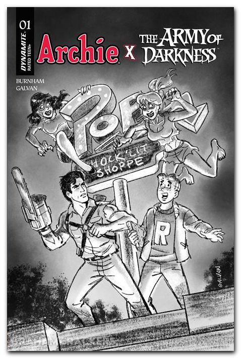 Archie X Army Of Darkness #1 (2026) cover j galvan pencils variant