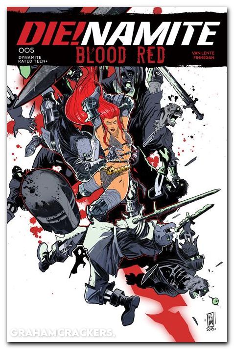 Die!Namite Blood Red #5 (2025) cover c ercolani variant