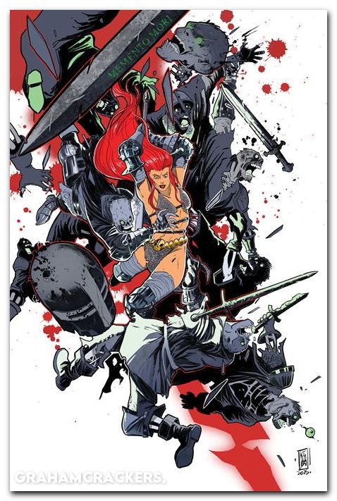 Die!Namite Blood Red #5 (2025) cover f ercolani virgin variant