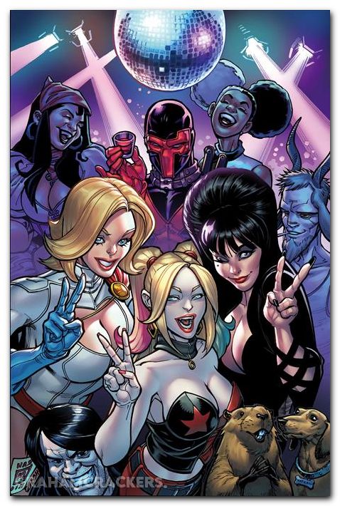 Harley Quinn X Elvira #5 (2025) cover k hardin virgin variant