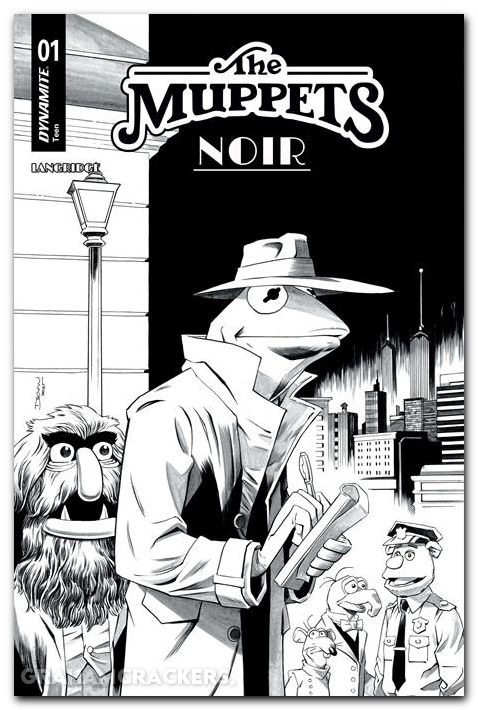 Muppets Noir #1 (2026) cover f shalvey line art variant