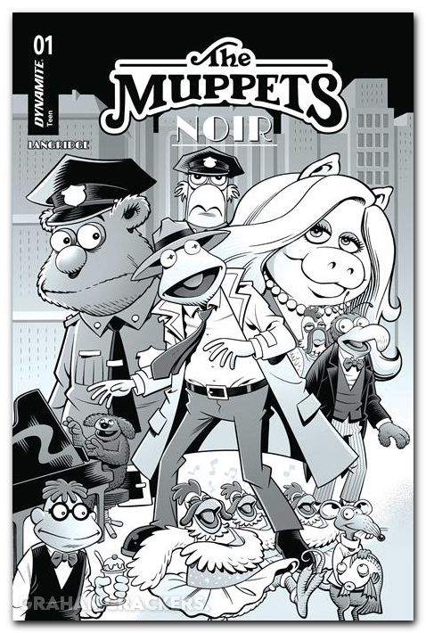 Muppets Noir #1 (2026) cover g langridge line art variant