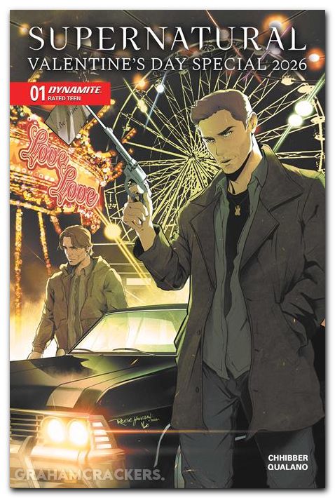 Supernatural Valentines Day Special #1 (2026) cover b hannigan variant