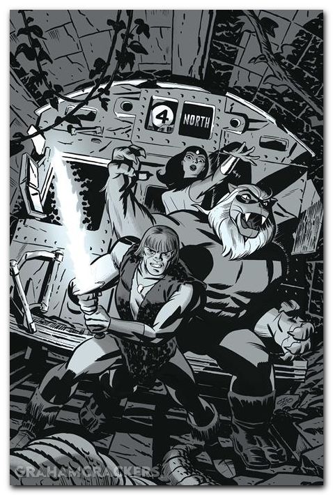 Thundarr The Barbarian #2 (2026) cover h cho line art virgin variant