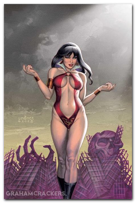 Vampirella Armageddon #8 (2025) cover g linsner virgin variant