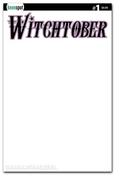 Witchtober #1 (2026) cover b blank coloring book variant