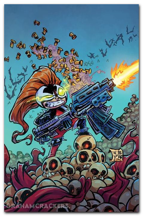 Spawn Scorched #50 cover c young connecting variant