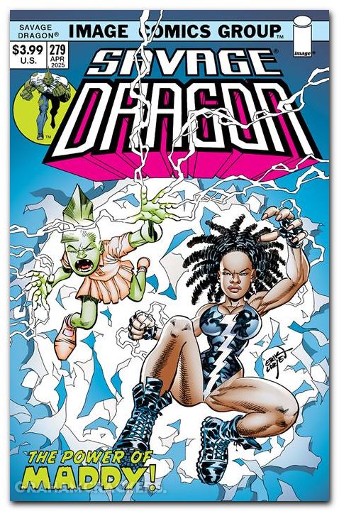 Savage Dragon #279 (1993) cover b larsen 70s variant