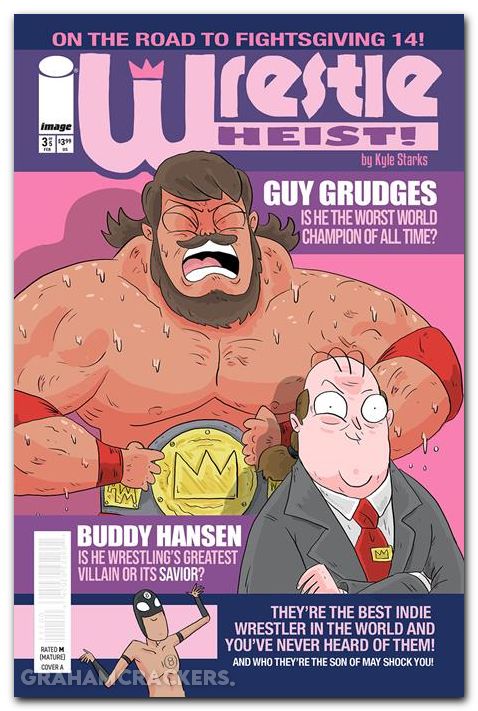 Wrestle Heist #3 (2025) cover a