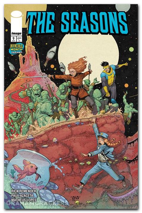 Seasons #9 (2025) cover c araujo invincible team up variant