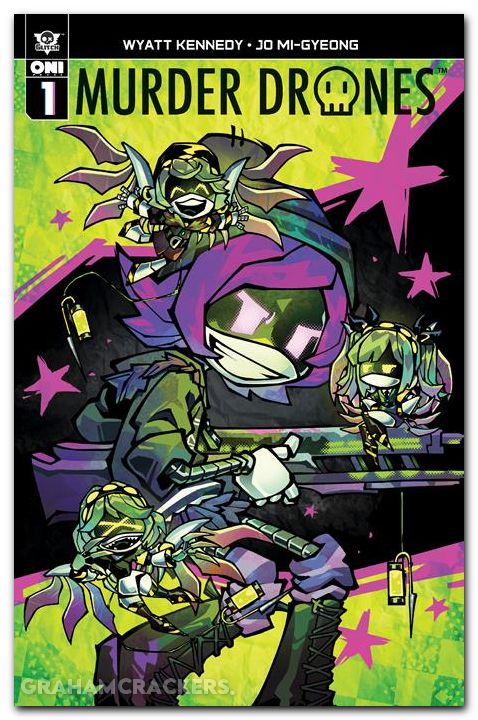 Murder Drones #1 (2026) cover c krooked glasses variant
