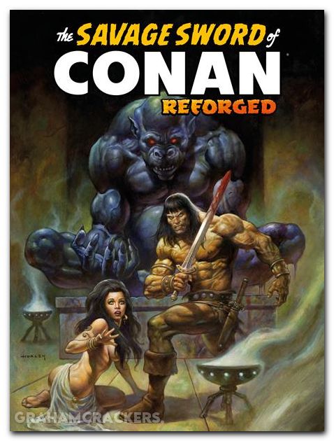 Savage Sword Of Conan Reforged #3 (2025) cover c horley foil variant