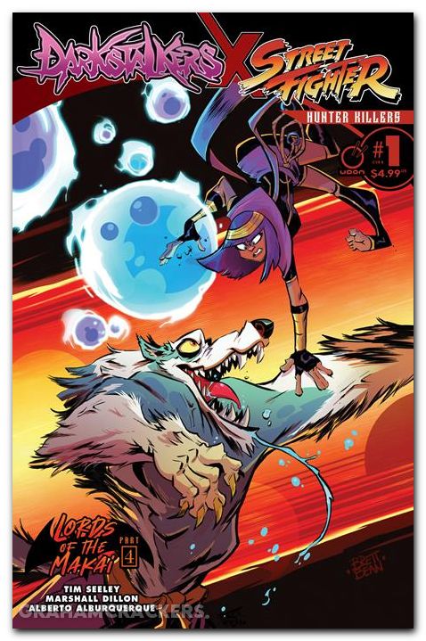 Darkstalkers X Street Fighter Hunter Killers #1 (2026) cover b bean variant
