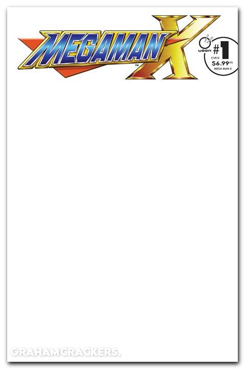 Mega Man X #1 (2026) cover d blank variant