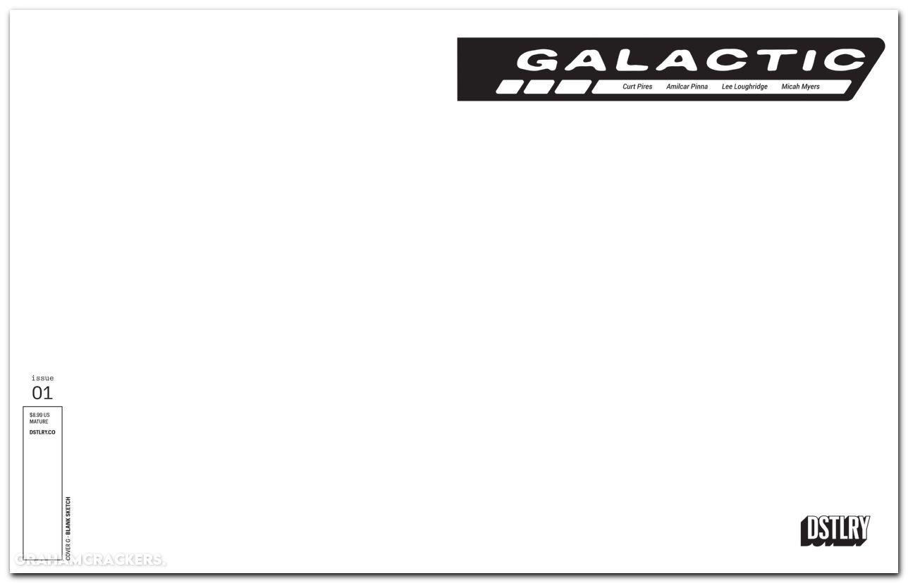 Galactic #1 (2025) cover g blank sketch variant
