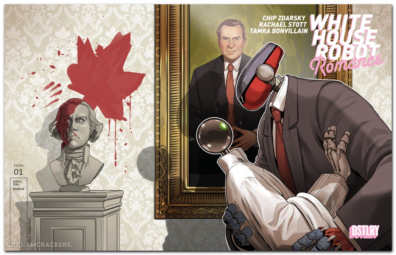 White House Robot Romance #1 cover a stott