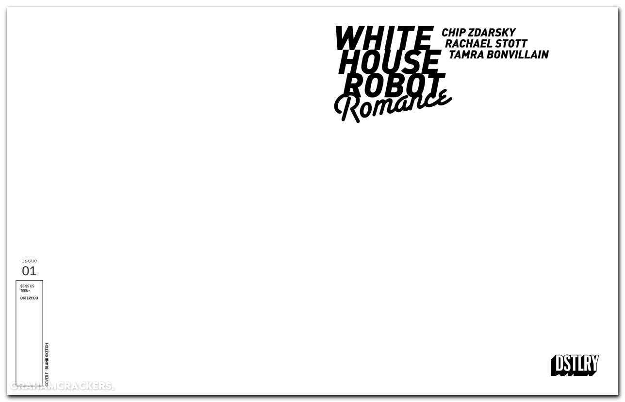 White House Robot Romance #1 cover f blank variant