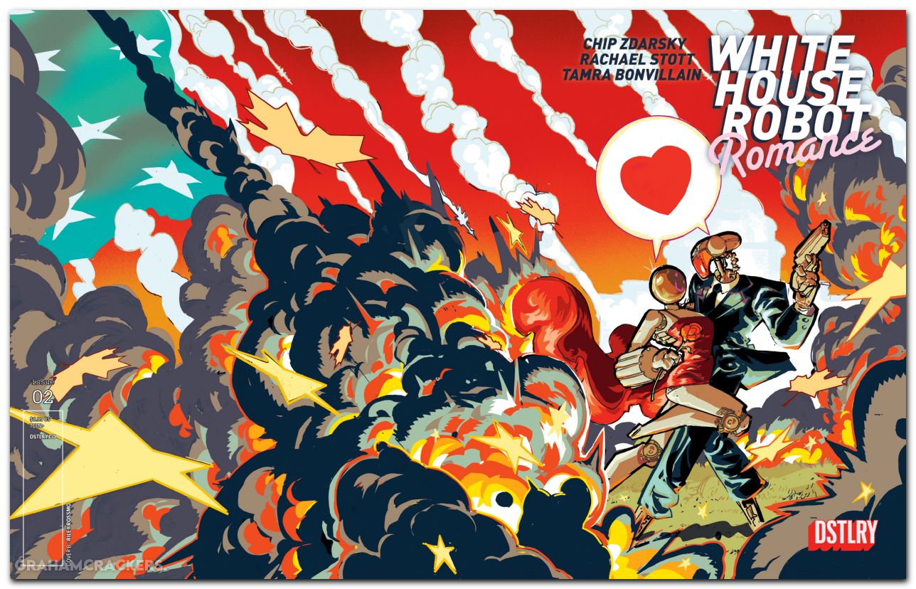 White House Robot Romance #2 cover b rossmo variant