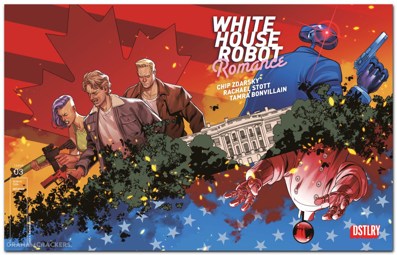 White House Robot Romance #3 cover a