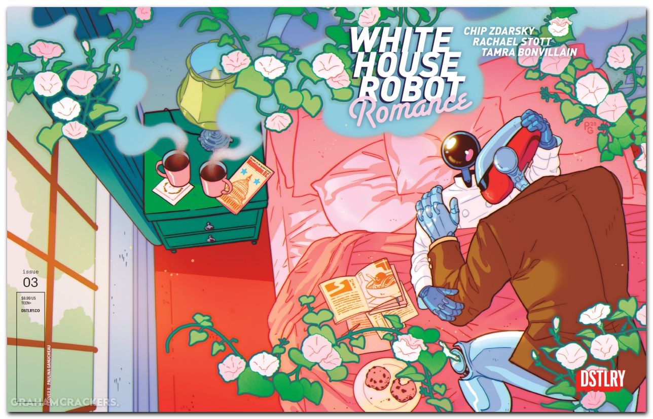 White House Robot Romance #3 cover b ganucheau variant