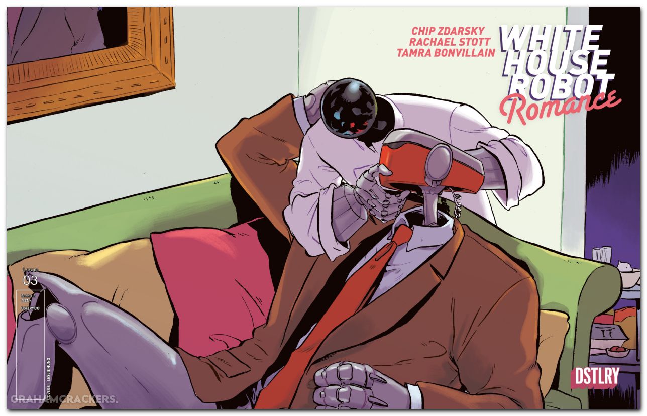 White House Robot Romance #3 cover c hung variant