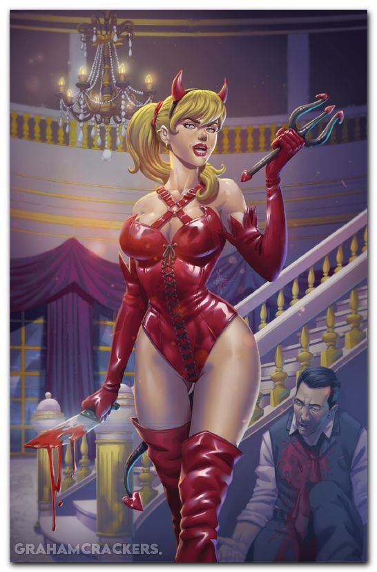 Grimm Fairy Tales Presents Horror Pinup Speical #1 (2025) cover b tabanas variant