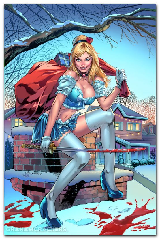 Grimm Fairy Tales Holiday Pinup Special #1 (2025) cover b vitorino variant