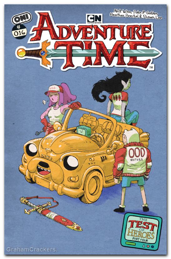 Adventure Time #16 (2025) cover b golden variant