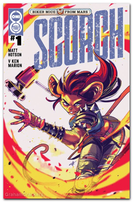 Biker Mice From Mars Scorch #1 (2026) cover b carlini variant
