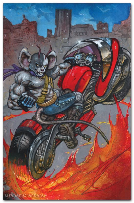 Biker Mice From Mars Scorch #1 (2026) cover g simon bisley virgin variant