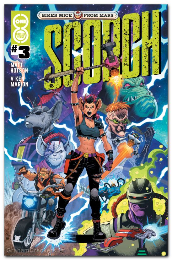 Biker Mice From Mars Scorch #3 (2026) cover b tarragona variant